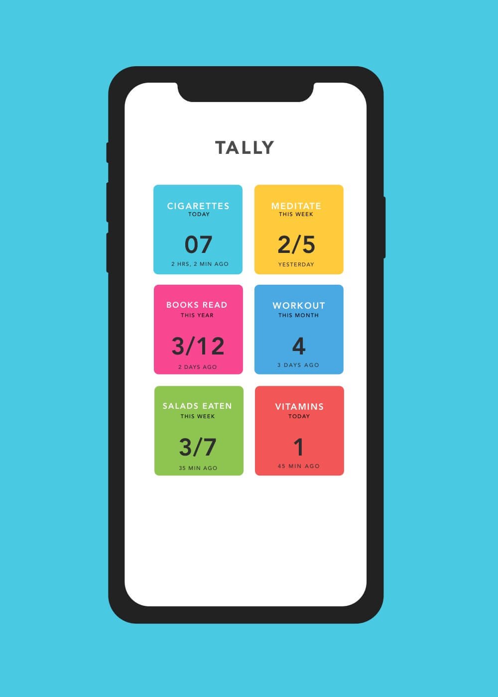 Tally App: Item Grid